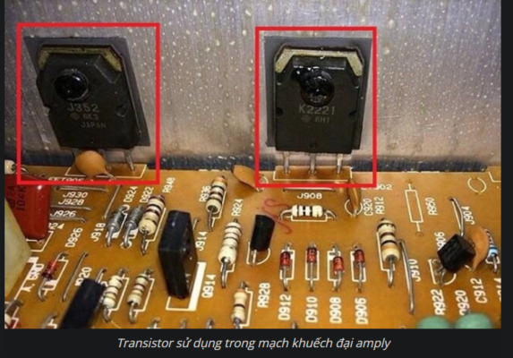H45 anh transistor su dung trong mach khuech dai amply