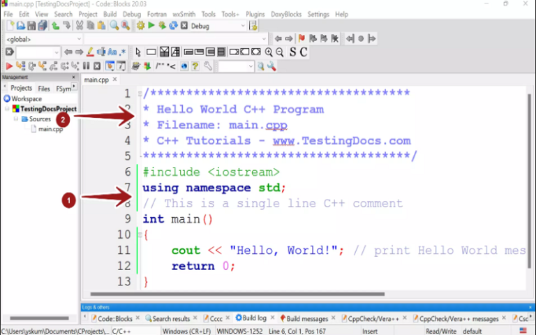 Tổng Quan Về Cú Pháp C++ Cơ Bản