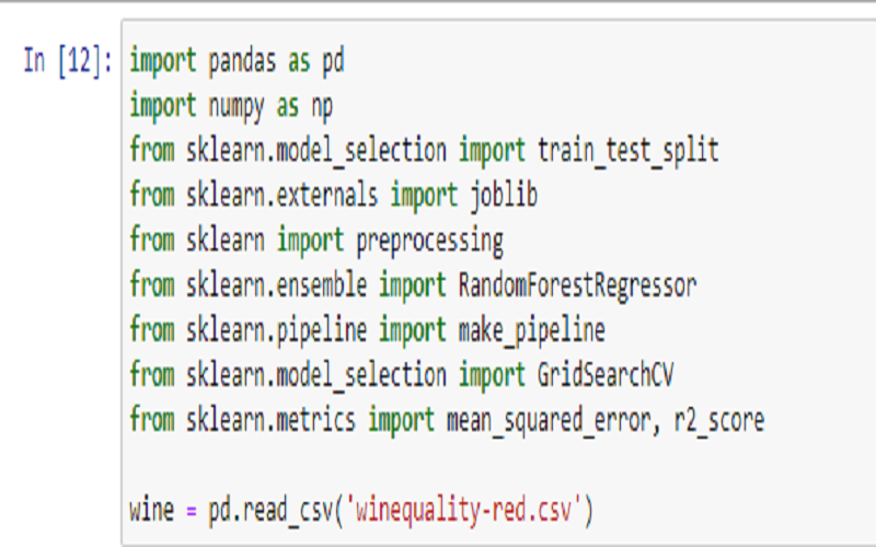 Viết mã nhập từ thư viện Scikit-Learn